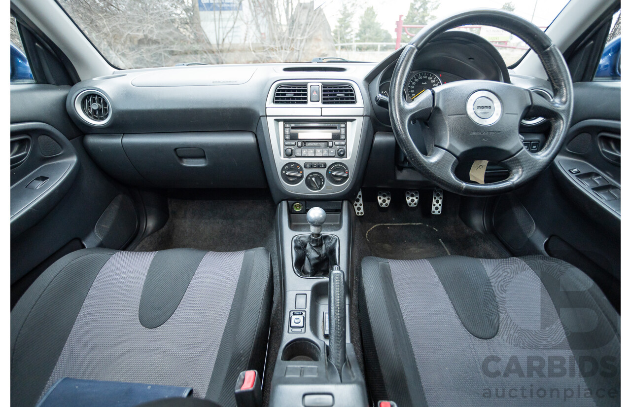 8/2001 Subaru Impreza WRX S (AWD) MY01 4d Sedan Regal Blue 2.0L