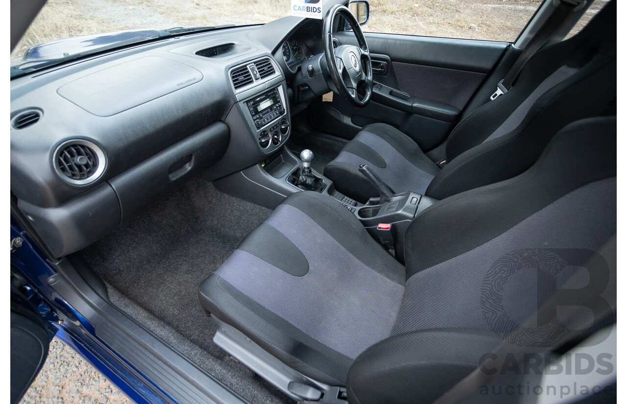 8/2001 Subaru Impreza WRX S (AWD) MY01 4d Sedan Regal Blue 2.0L