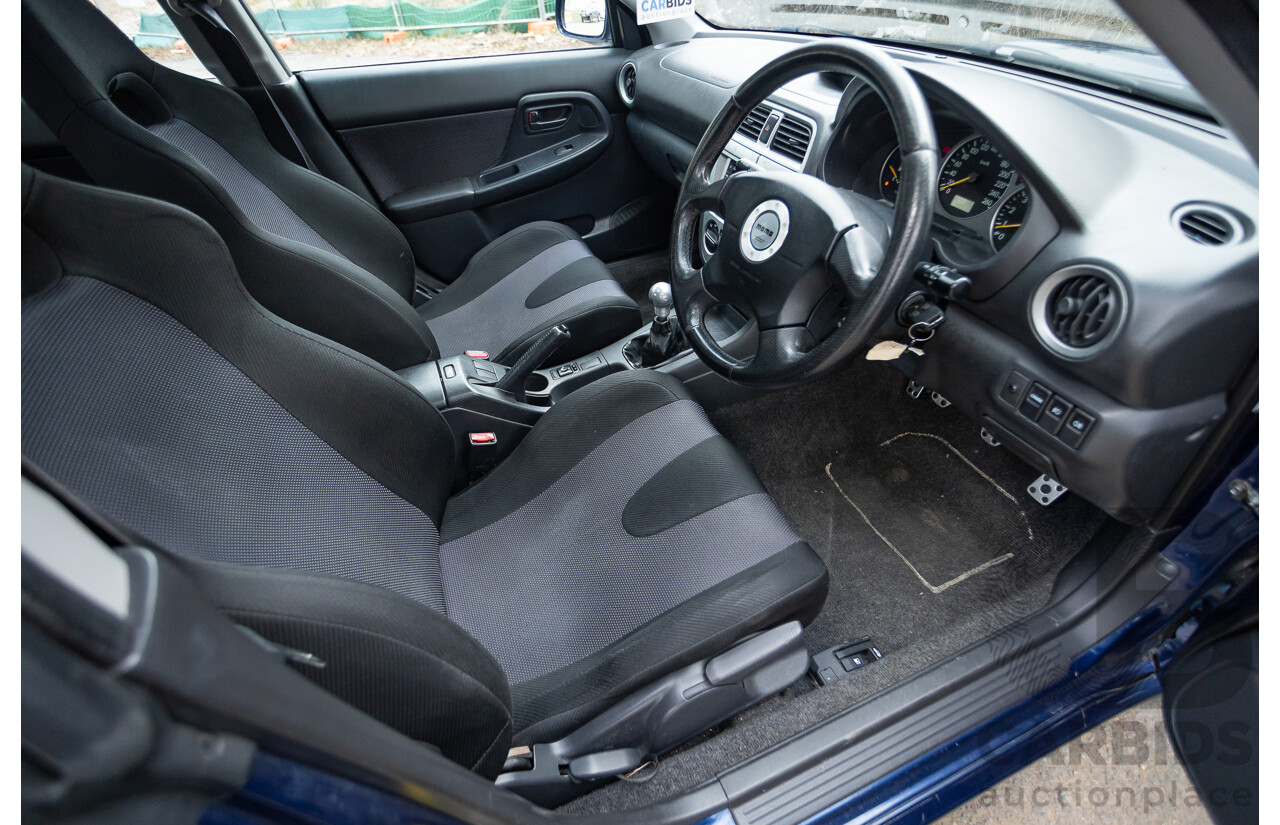 8/2001 Subaru Impreza WRX S (AWD) MY01 4d Sedan Regal Blue 2.0L