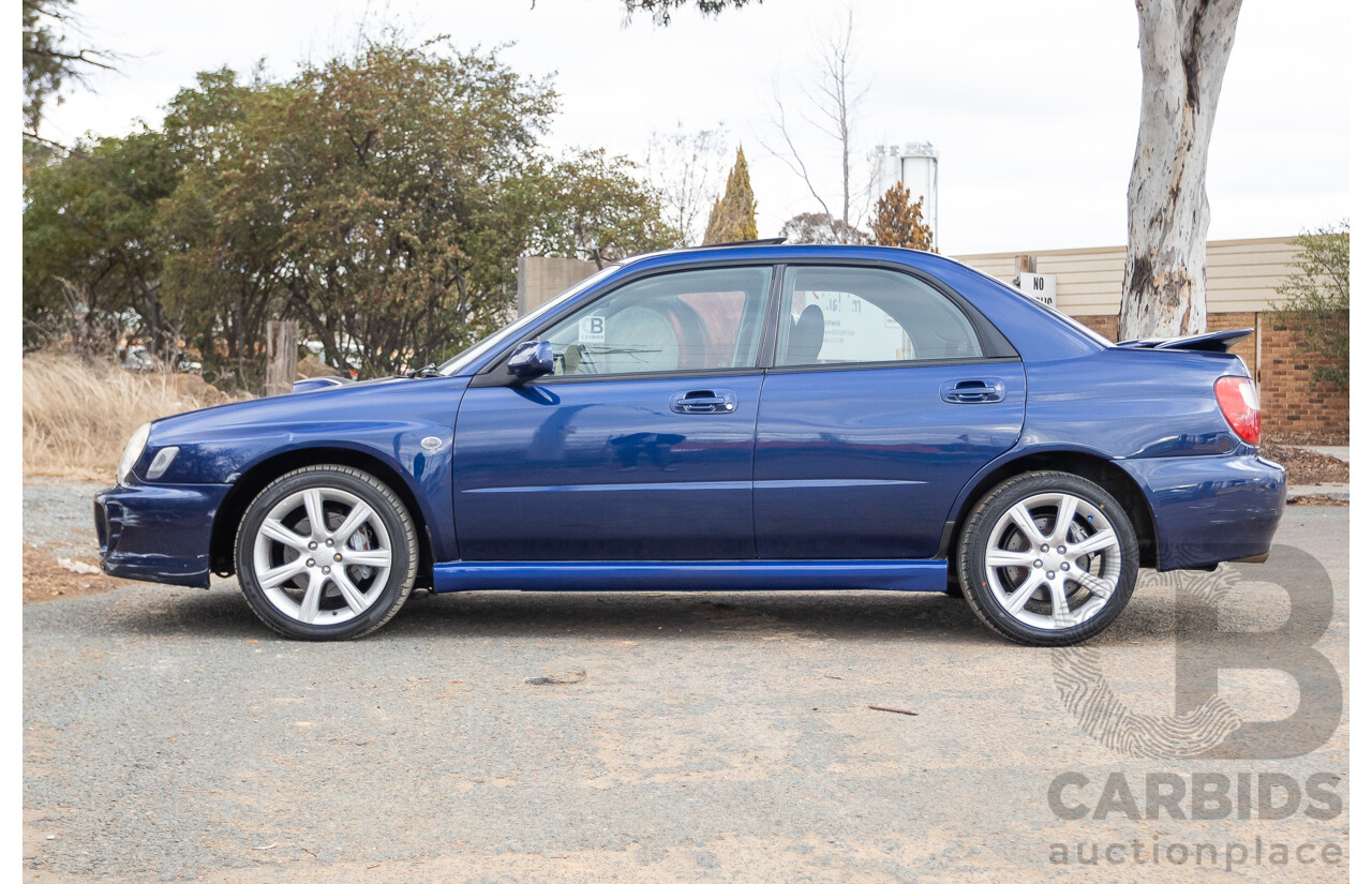 8/2001 Subaru Impreza WRX S (AWD) MY01 4d Sedan Regal Blue 2.0L