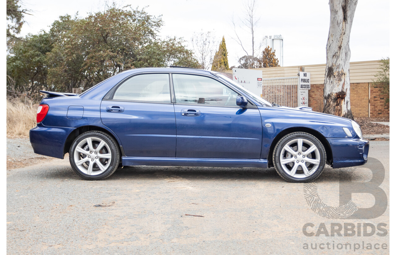 8/2001 Subaru Impreza WRX S (AWD) MY01 4d Sedan Regal Blue 2.0L