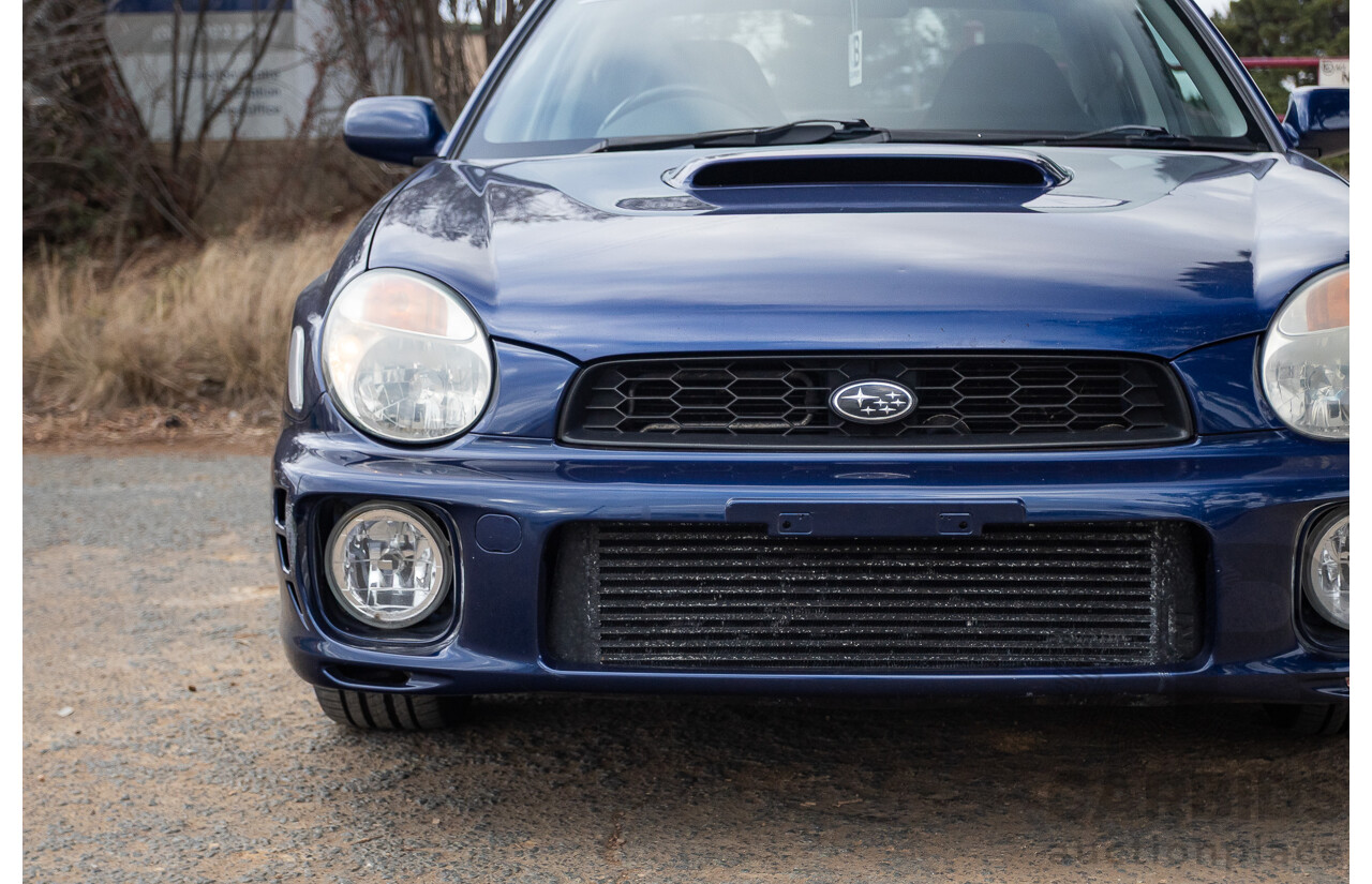 8/2001 Subaru Impreza WRX S (AWD) MY01 4d Sedan Regal Blue 2.0L