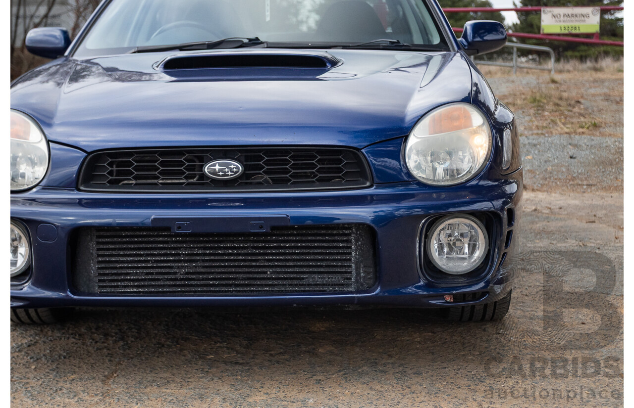 8/2001 Subaru Impreza WRX S (AWD) MY01 4d Sedan Regal Blue 2.0L