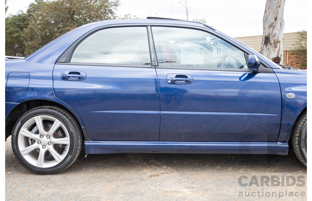 8/2001 Subaru Impreza WRX S (AWD) MY01 4d Sedan Regal Blue 2.0L