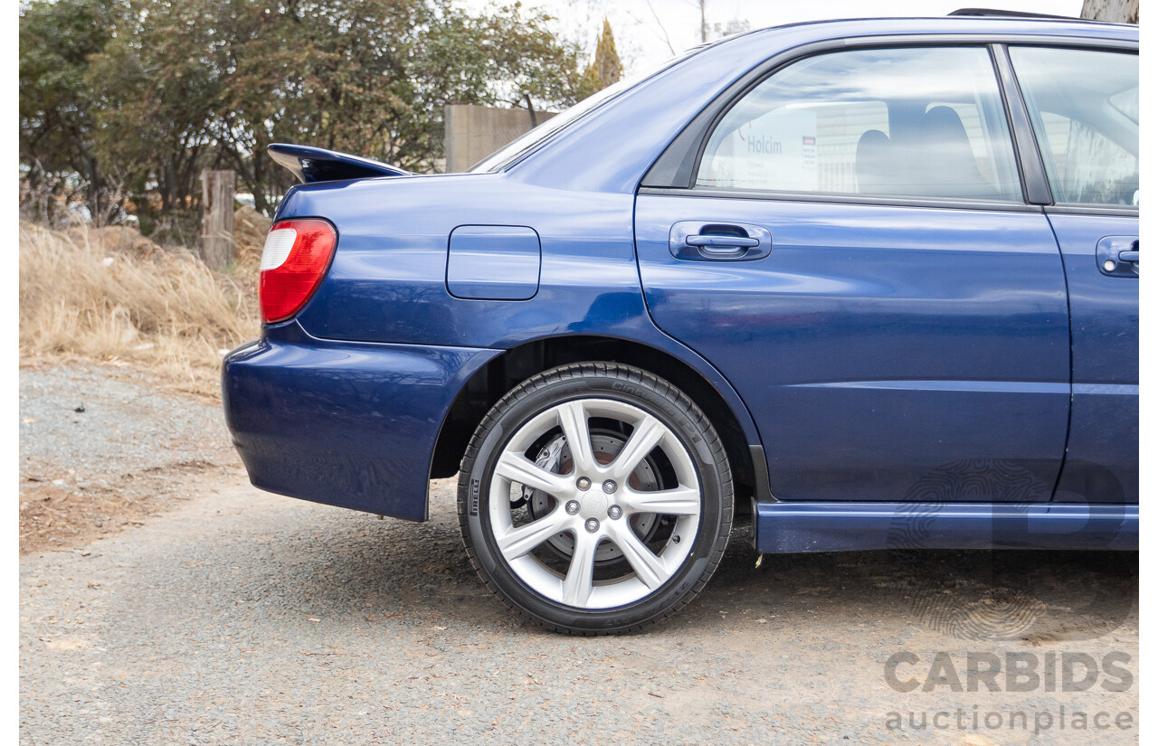 8/2001 Subaru Impreza WRX S (AWD) MY01 4d Sedan Regal Blue 2.0L
