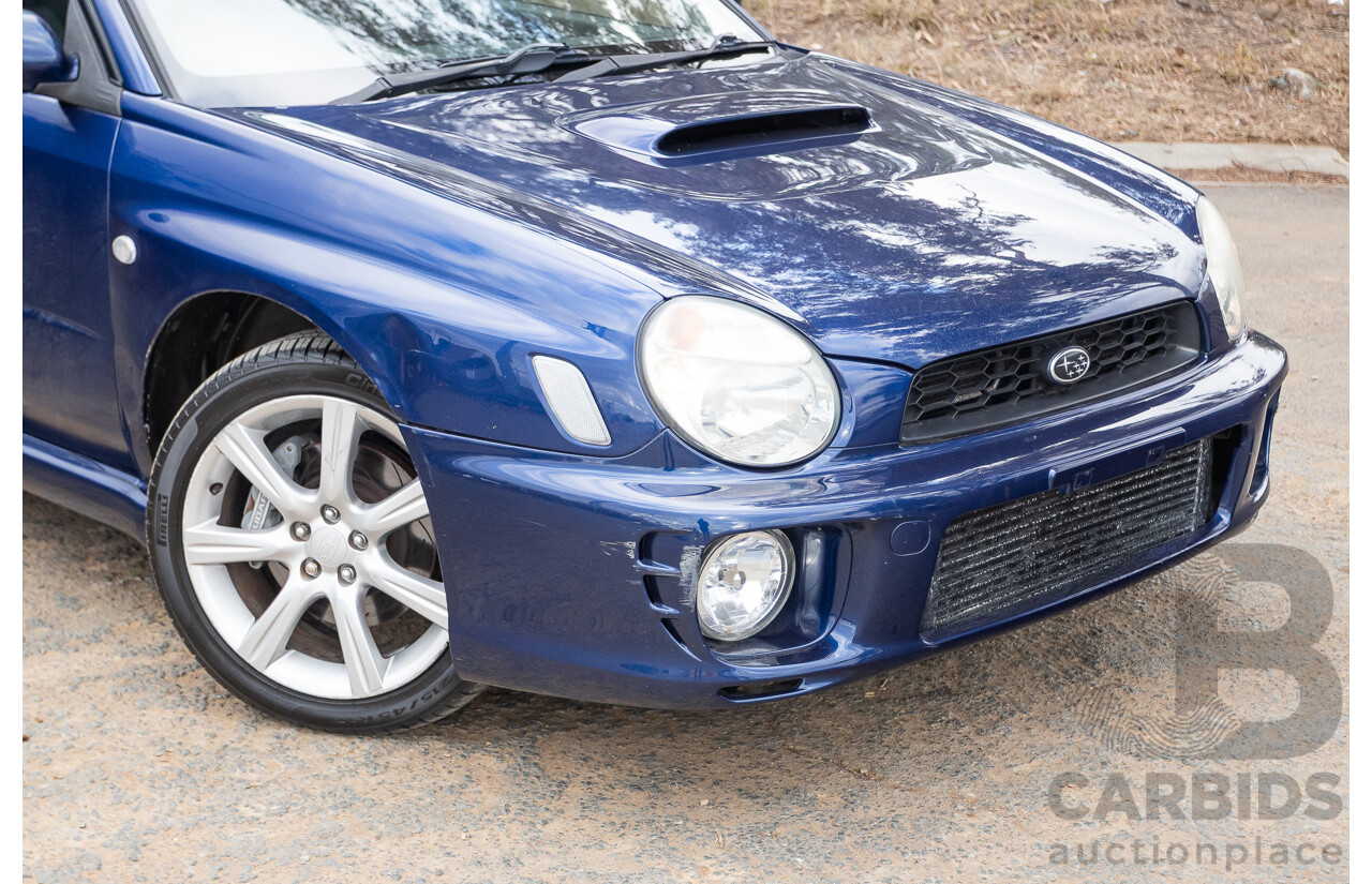 8/2001 Subaru Impreza WRX S (AWD) MY01 4d Sedan Regal Blue 2.0L