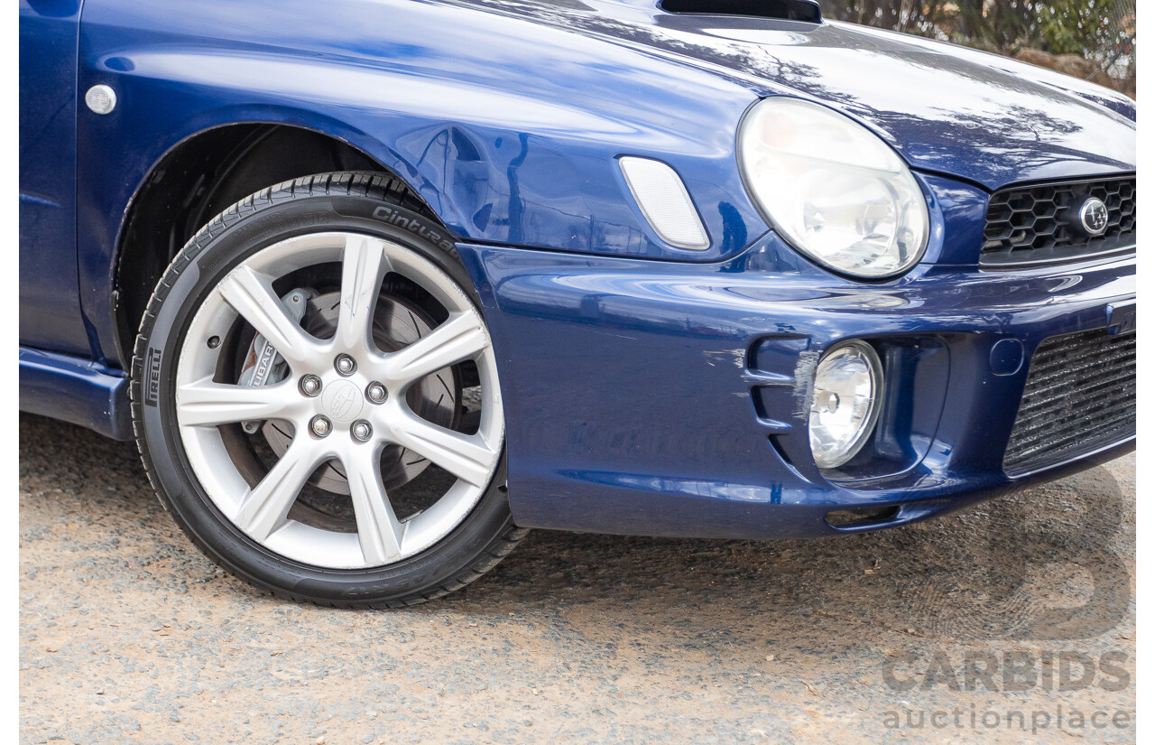 8/2001 Subaru Impreza WRX S (AWD) MY01 4d Sedan Regal Blue 2.0L