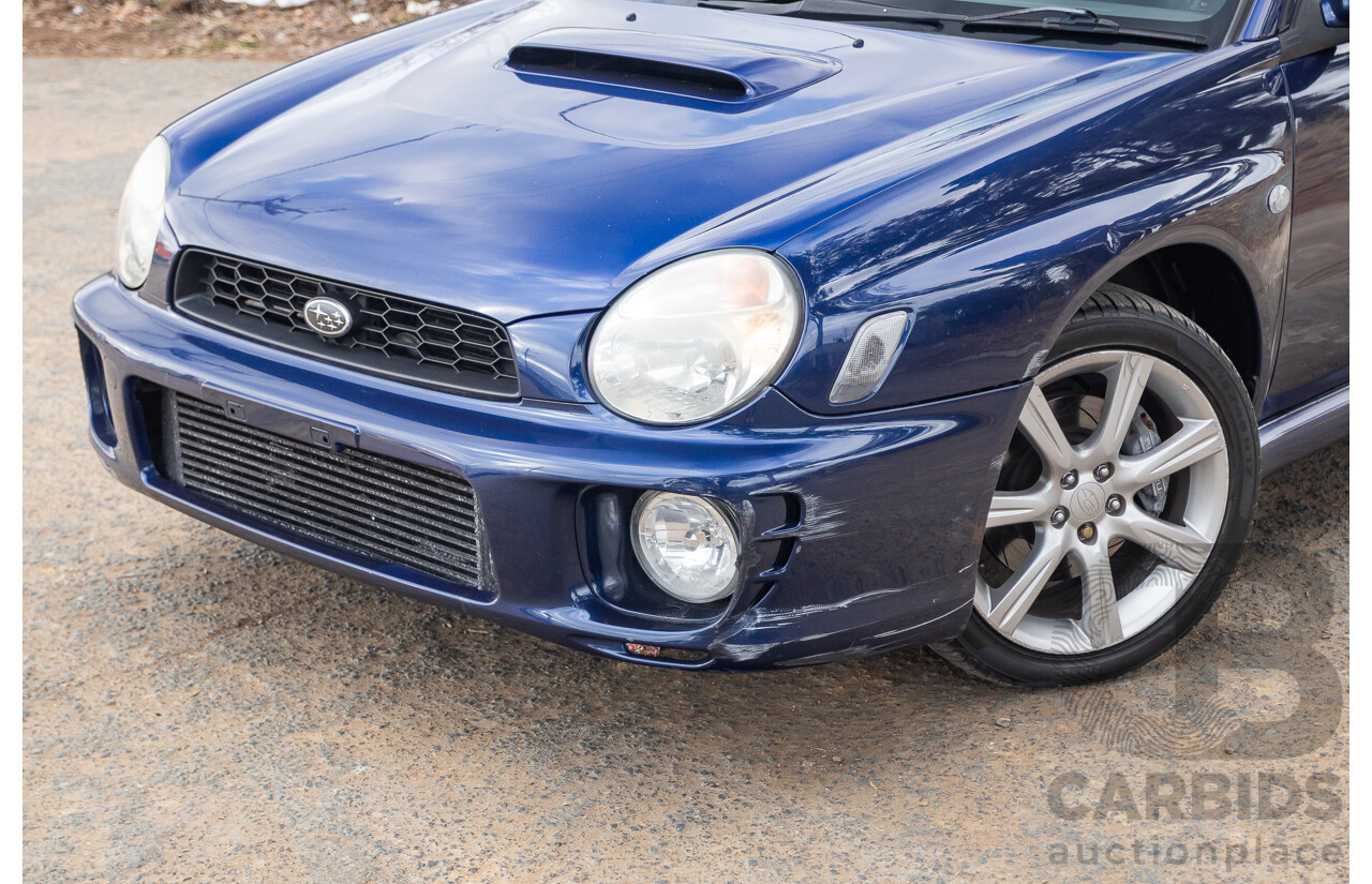 8/2001 Subaru Impreza WRX S (AWD) MY01 4d Sedan Regal Blue 2.0L
