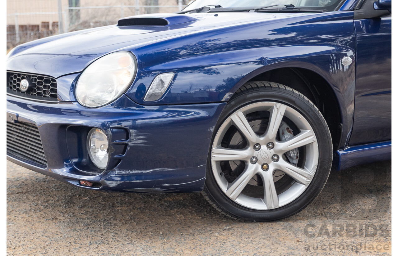 8/2001 Subaru Impreza WRX S (AWD) MY01 4d Sedan Regal Blue 2.0L