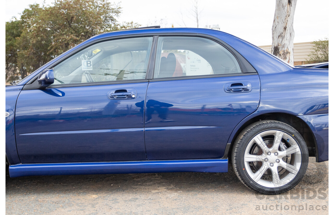 8/2001 Subaru Impreza WRX S (AWD) MY01 4d Sedan Regal Blue 2.0L