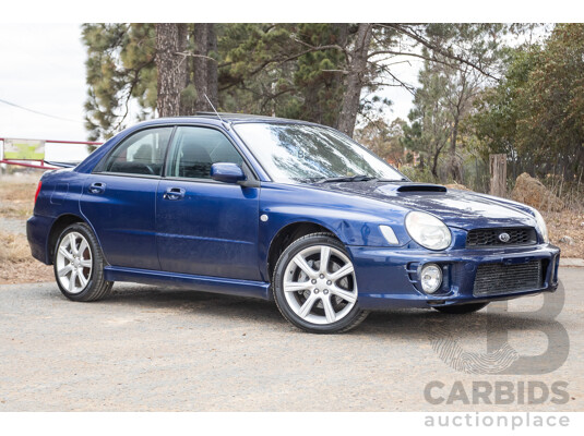 8/2001 Subaru Impreza WRX S (AWD) MY01 4d Sedan Regal Blue 2.0L