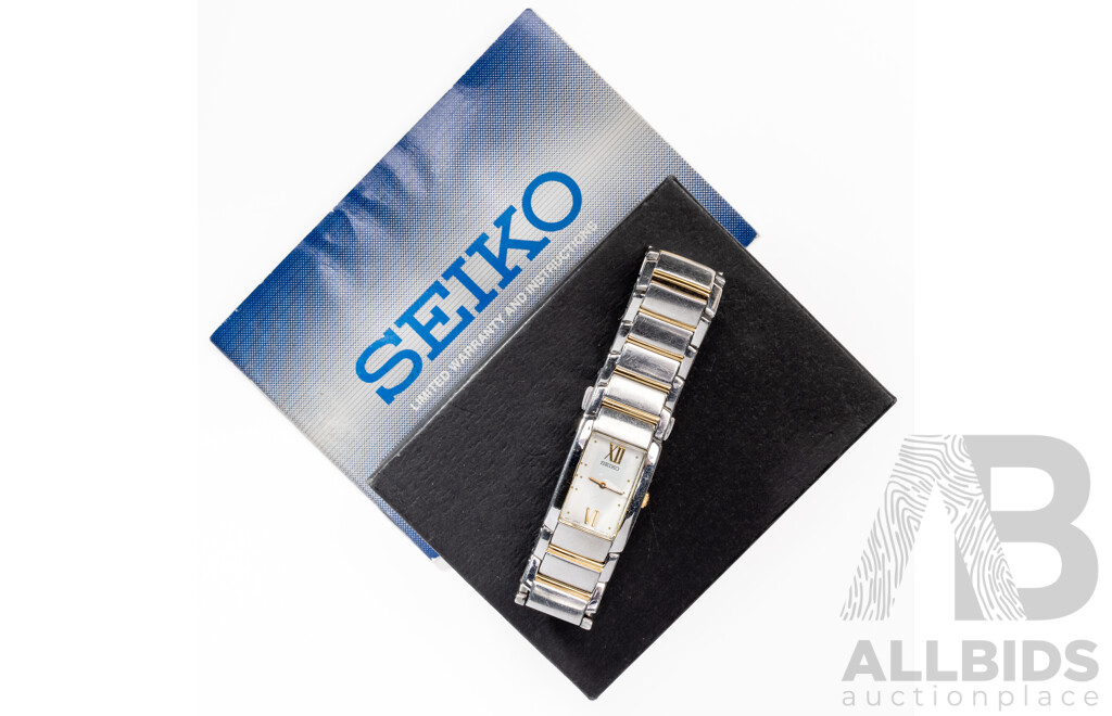 Seiko Vintage Ladies Dress Watch, 1N00-0EZ0, with Original Booklet