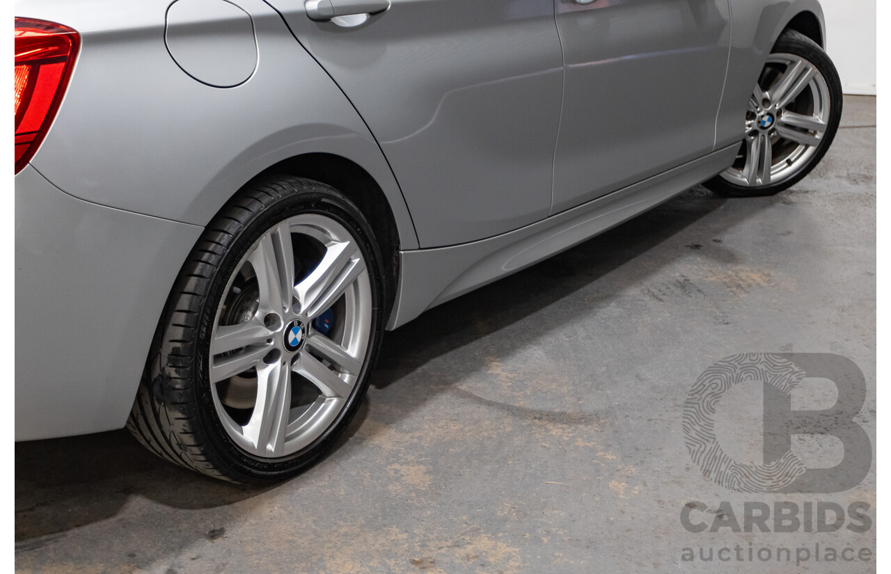 8/2013 Bmw 118i F20 m-Sport pack MY13 5d Hatchback Glacier Silver Turbo 1.6L