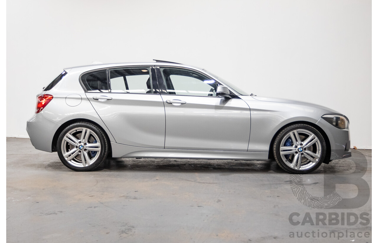 8/2013 Bmw 118i F20 m-Sport pack MY13 5d Hatchback Glacier Silver Turbo 1.6L
