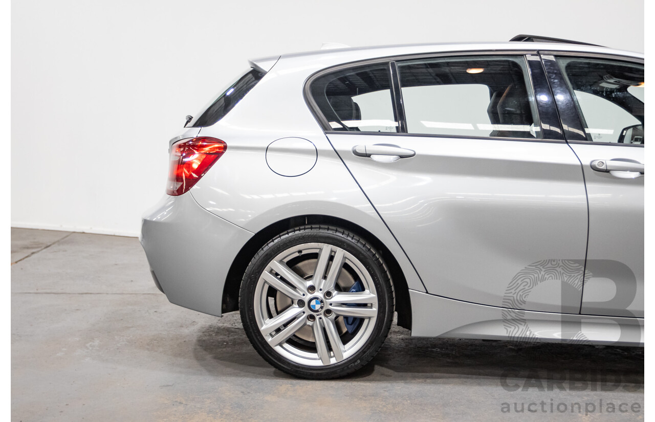 8/2013 Bmw 118i F20 m-Sport pack MY13 5d Hatchback Glacier Silver Turbo 1.6L