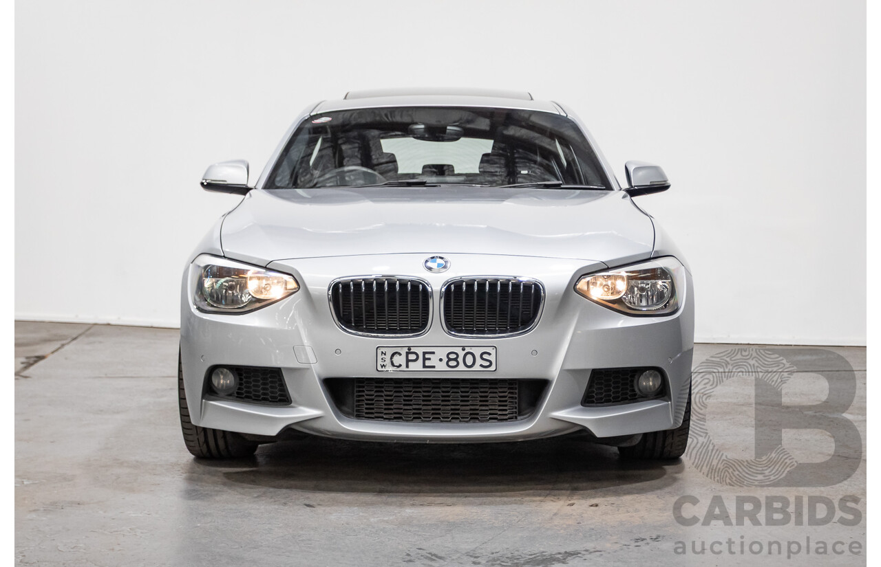 8/2013 Bmw 118i F20 m-Sport pack MY13 5d Hatchback Glacier Silver Turbo 1.6L