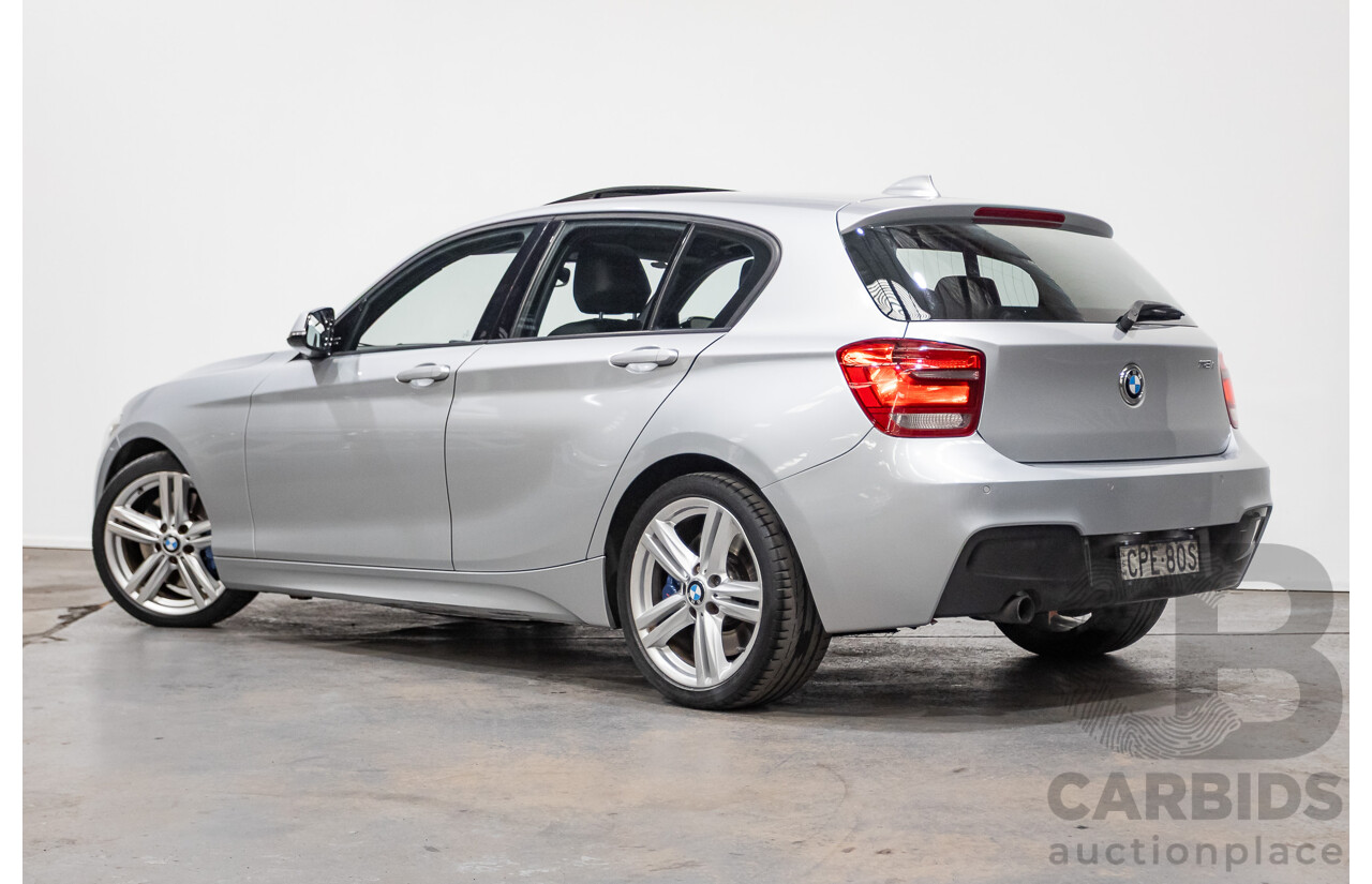 8/2013 Bmw 118i F20 m-Sport pack MY13 5d Hatchback Glacier Silver Turbo 1.6L