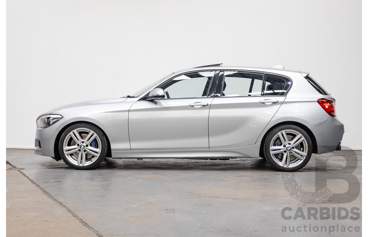 8/2013 Bmw 118i F20 m-Sport pack MY13 5d Hatchback Glacier Silver Turbo 1.6L