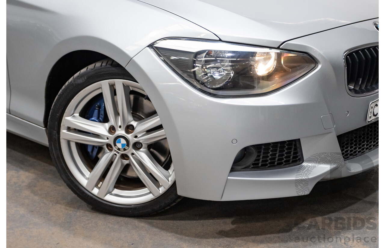 8/2013 Bmw 118i F20 m-Sport pack MY13 5d Hatchback Glacier Silver Turbo 1.6L