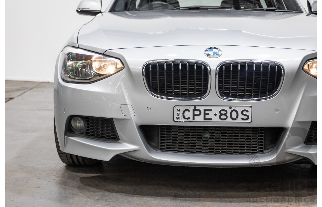 8/2013 Bmw 118i F20 m-Sport pack MY13 5d Hatchback Glacier Silver Turbo 1.6L