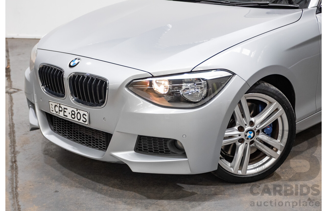 8/2013 Bmw 118i F20 m-Sport pack MY13 5d Hatchback Glacier Silver Turbo 1.6L