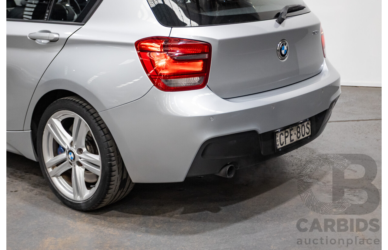 8/2013 Bmw 118i F20 m-Sport pack MY13 5d Hatchback Glacier Silver Turbo 1.6L