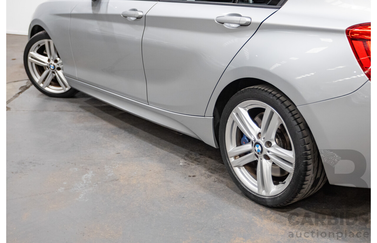 8/2013 Bmw 118i F20 m-Sport pack MY13 5d Hatchback Glacier Silver Turbo 1.6L