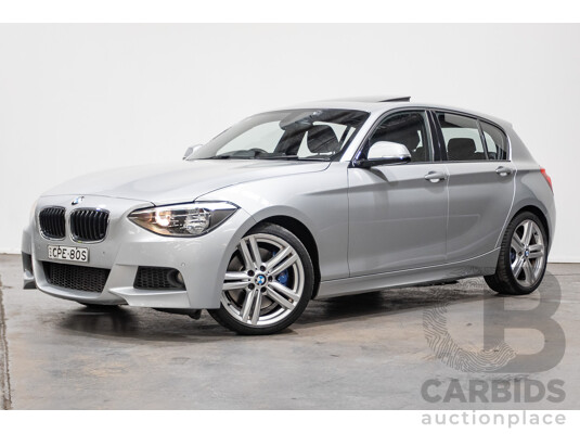 8/2013 Bmw 118i F20 m-Sport pack MY13 5d Hatchback Glacier Silver Turbo 1.6L