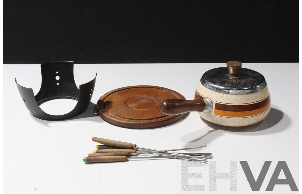 Retro Horizon Fondue Set