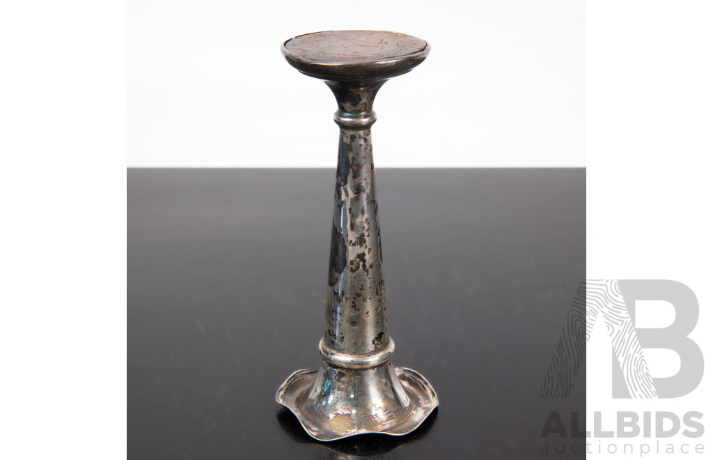 Antique English Sterling Silver Bud Vase, Birmingham 1905