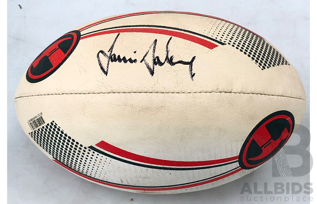 Canberra Raiders Laurie Daley Signed Bunnings Football