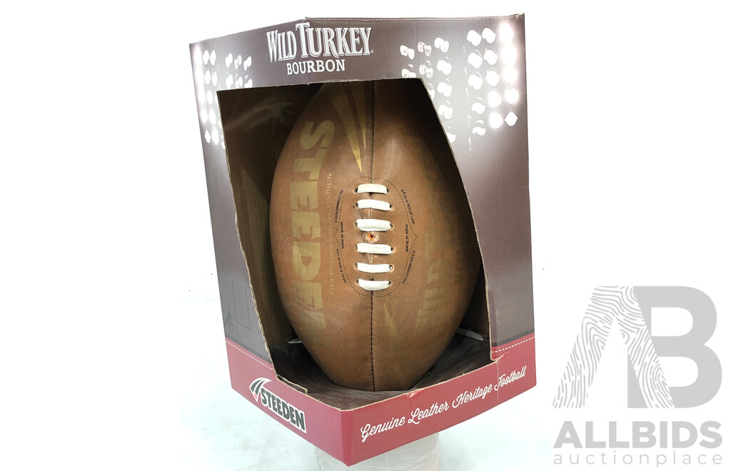 Wild Turkey Bourbon Souvenir Steeden Football