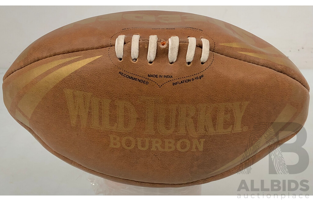Wild Turkey Bourbon Souvenir Steeden Football