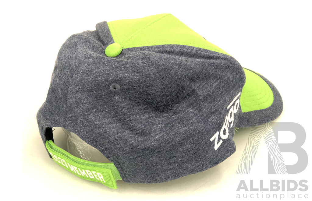 NRL Canberra Raiders 2023 Member Adult Concession Kit Box Containing Cap and Sticker