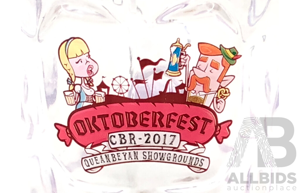 2017 Oktoberfest Plastic Stein(Queanbeyan Showgrounds)