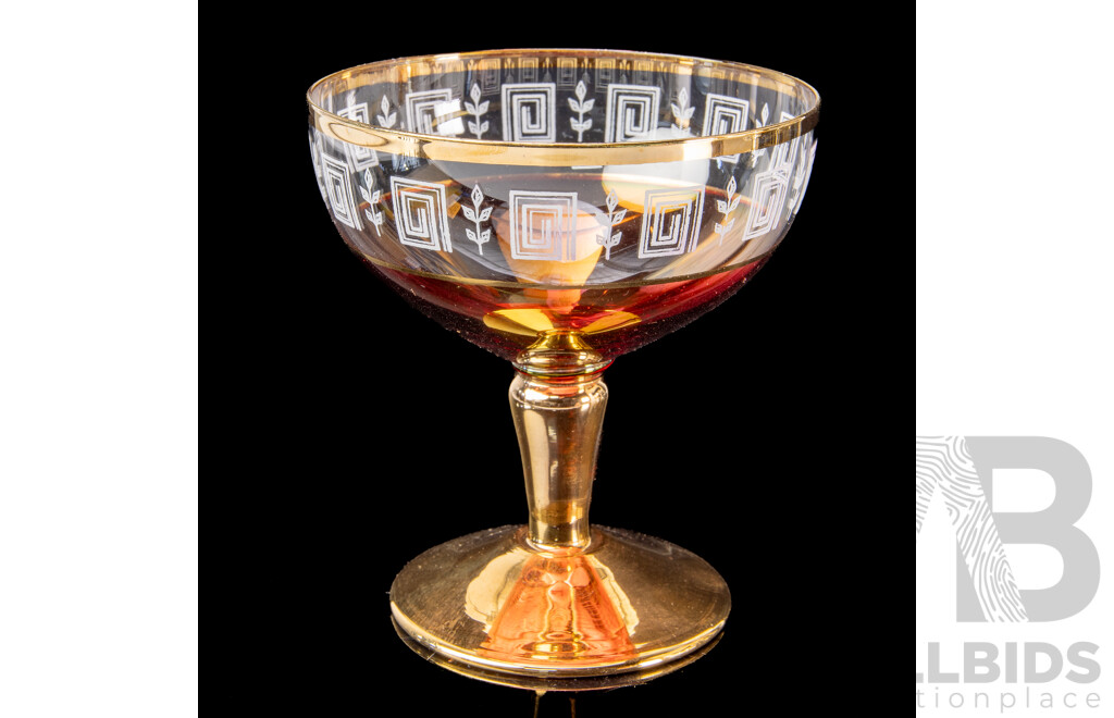 Collection Retro Champagne Coupe Sets