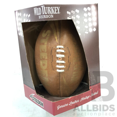 Wild Turkey Bourbon Souvenir Steeden Football