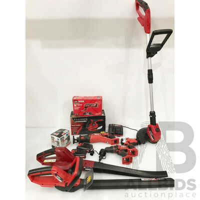 Bulk Lot of Assorted Ozito and Taurus Cordless Tools