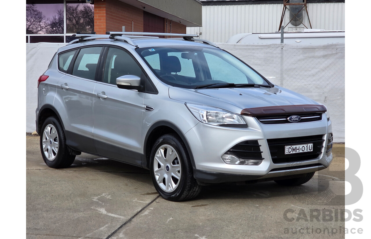 6/2013 Ford Kuga Ambiente (AWD) TF 4d Wagon Moondust Silver Turbo 1.6L