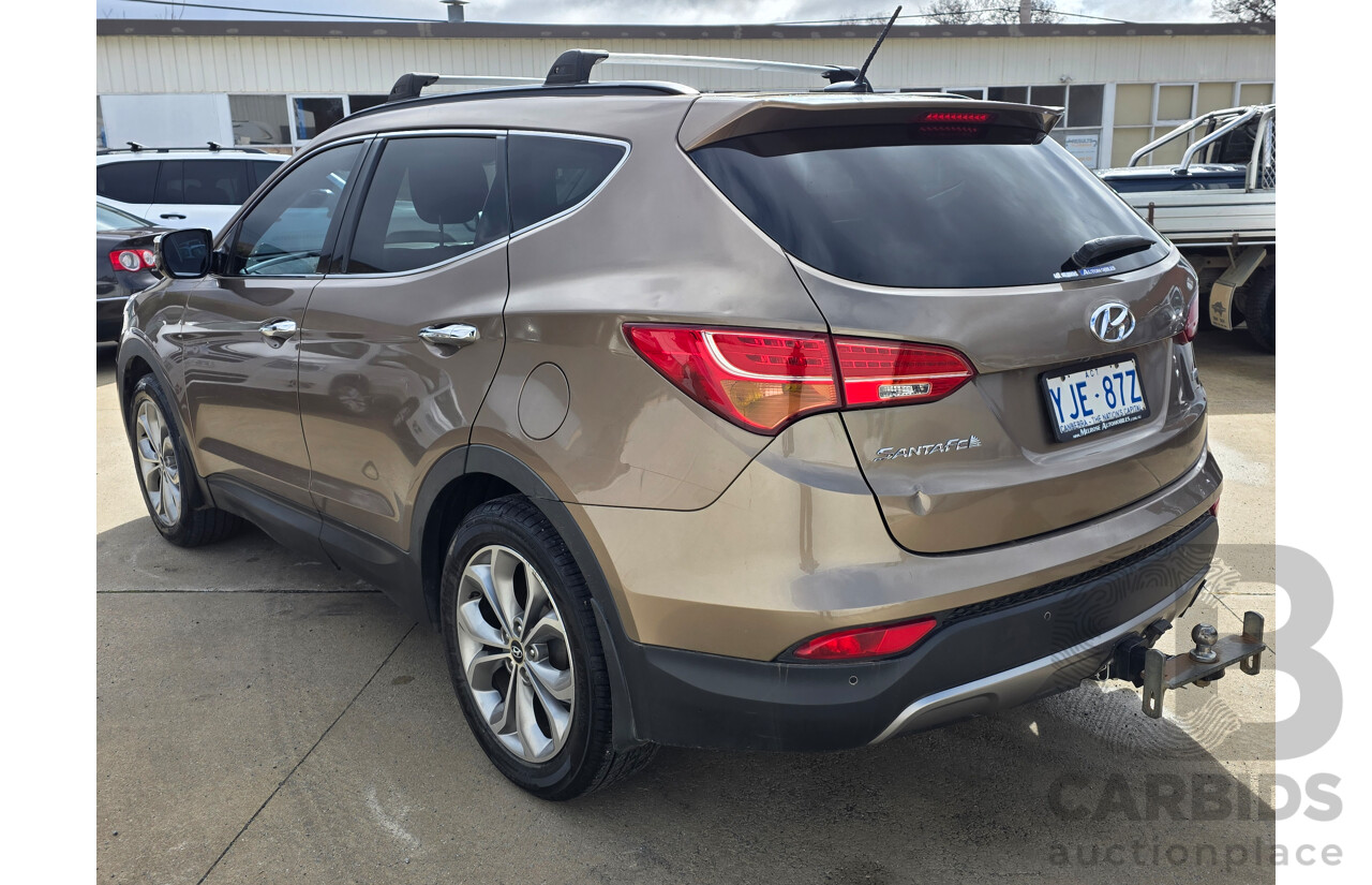 11/2012 Hyundai Santa Fe Highlander CRDi (4x4) CM MY12 4d Wagon Brown Turbo Diesel 2.2L - 7 seats