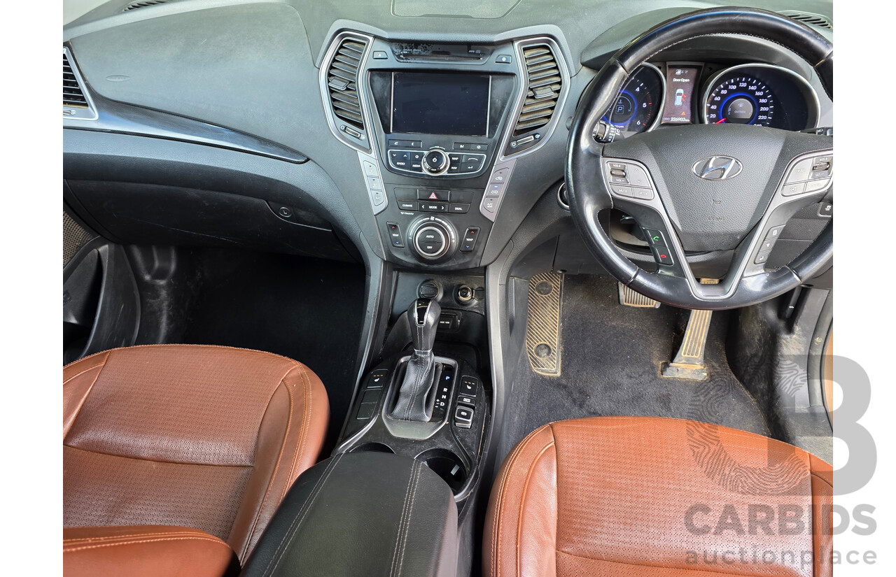 11/2012 Hyundai Santa Fe Highlander CRDi (4x4) CM MY12 4d Wagon Brown Turbo Diesel 2.2L - 7 seats