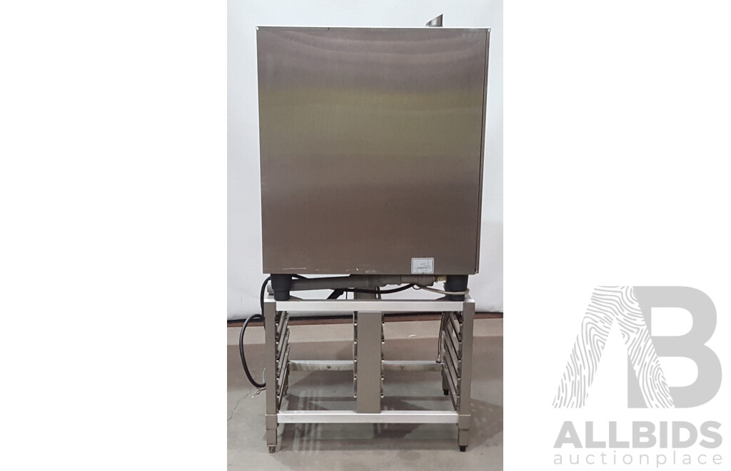 Rational SCC WE 101 Combi Oven with 10 Slot Cooling Rack Stand