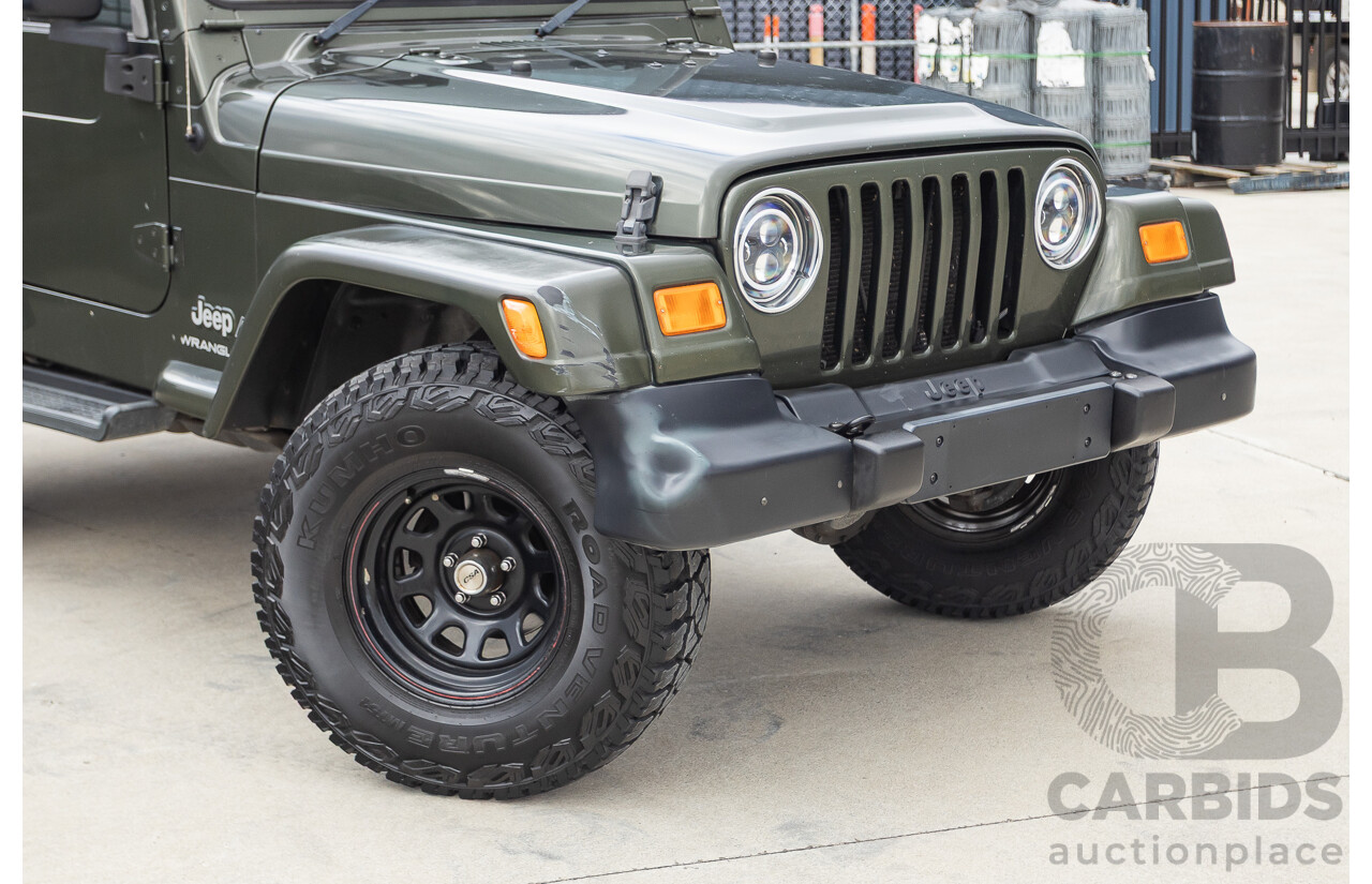 12/2006 Jeep Wrangler 65th Anniversary Edition (4x4) TJ 2d Softtop Green 4.0L