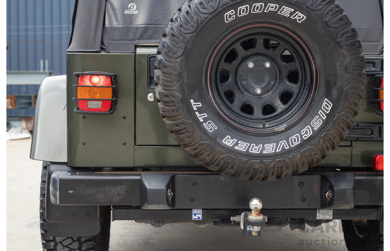 12/2006 Jeep Wrangler 65th Anniversary Edition (4x4) TJ 2d Softtop Green 4.0L