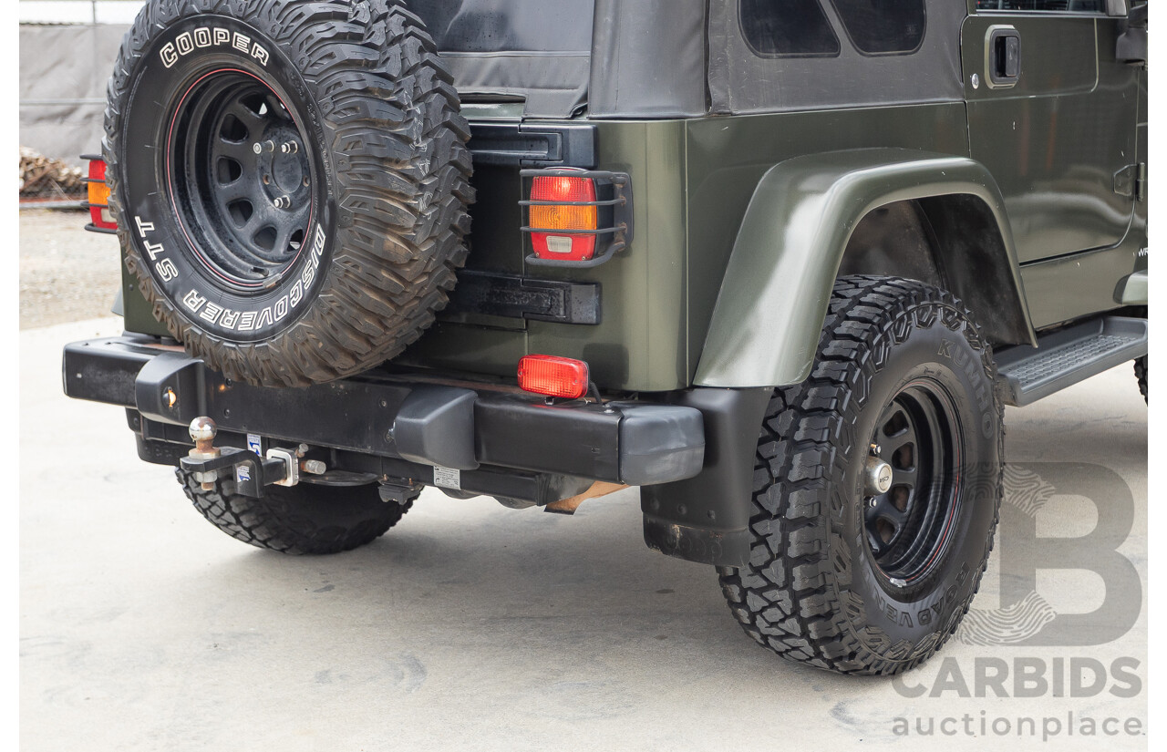 12/2006 Jeep Wrangler 65th Anniversary Edition (4x4) TJ 2d Softtop Green 4.0L