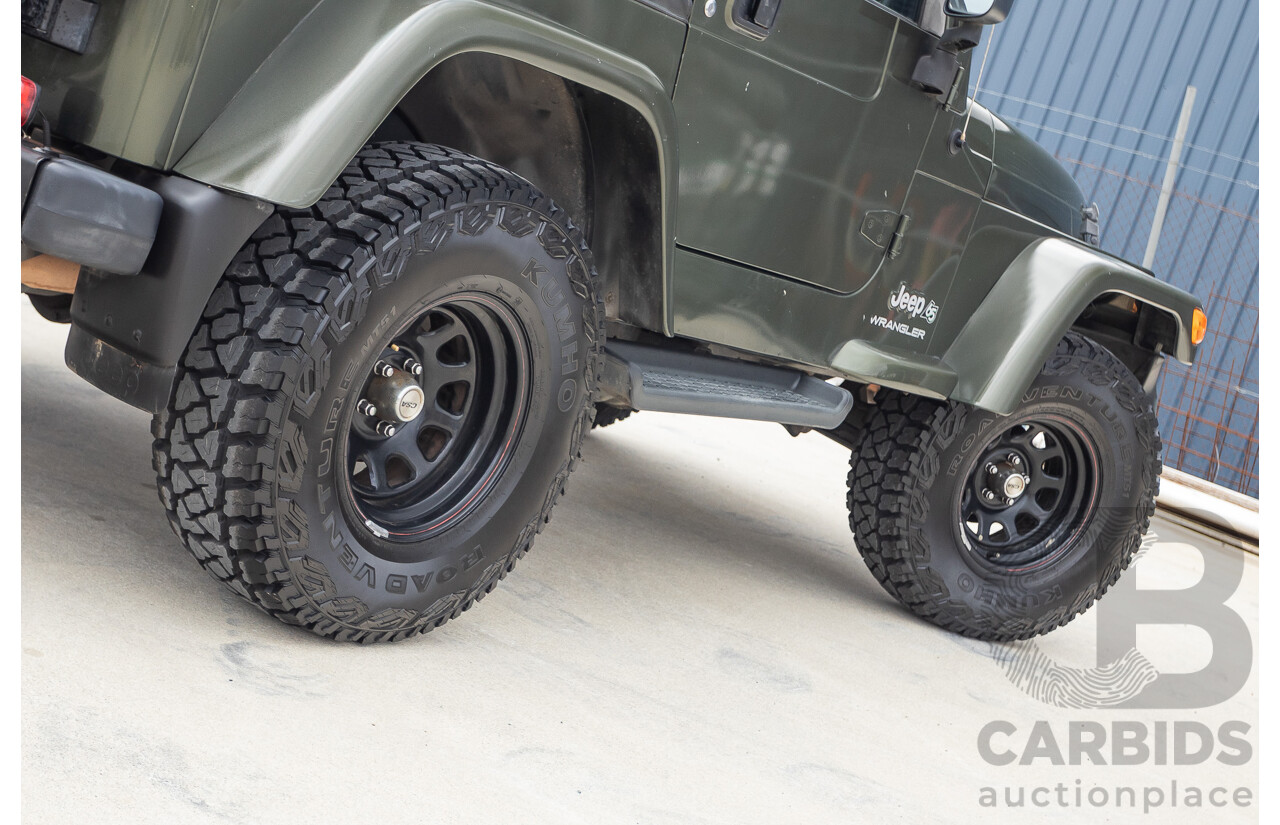12/2006 Jeep Wrangler 65th Anniversary Edition (4x4) TJ 2d Softtop Green 4.0L