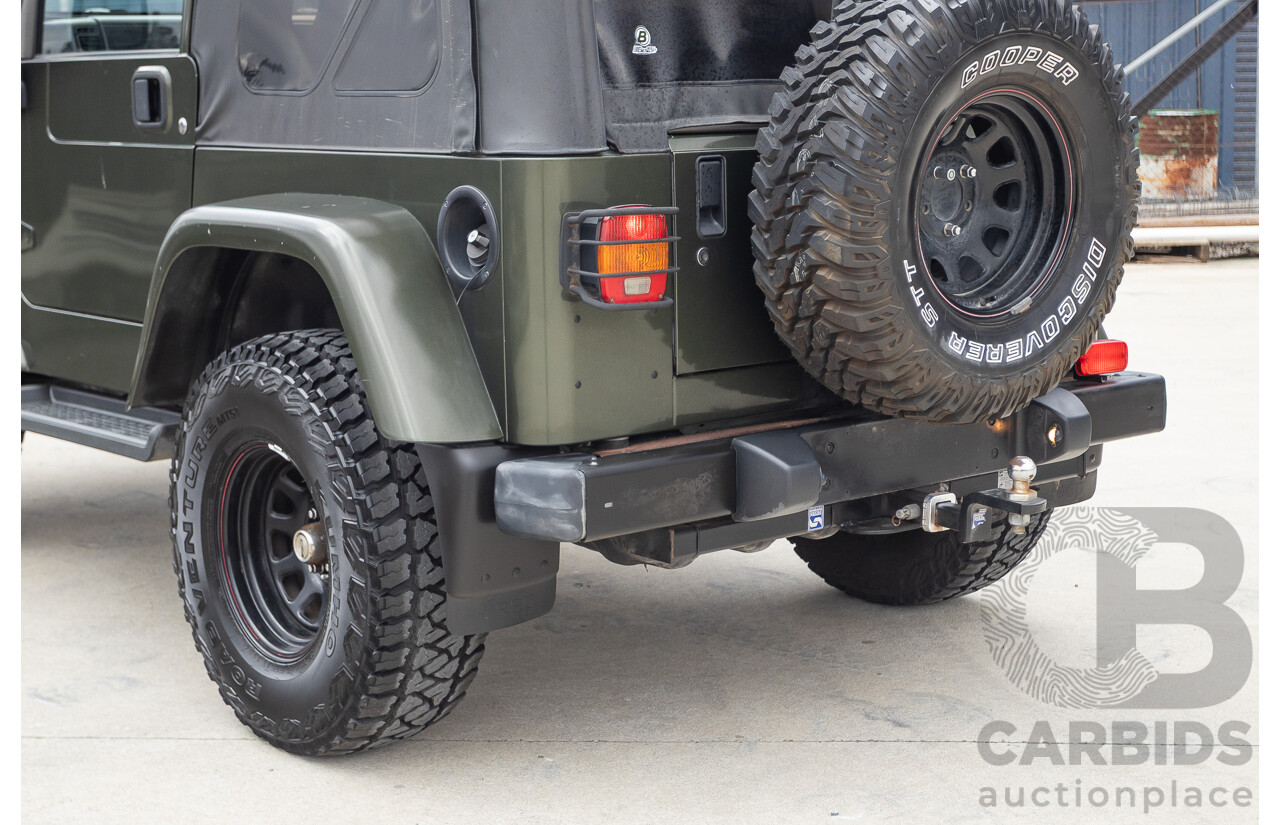 12/2006 Jeep Wrangler 65th Anniversary Edition (4x4) TJ 2d Softtop Green 4.0L