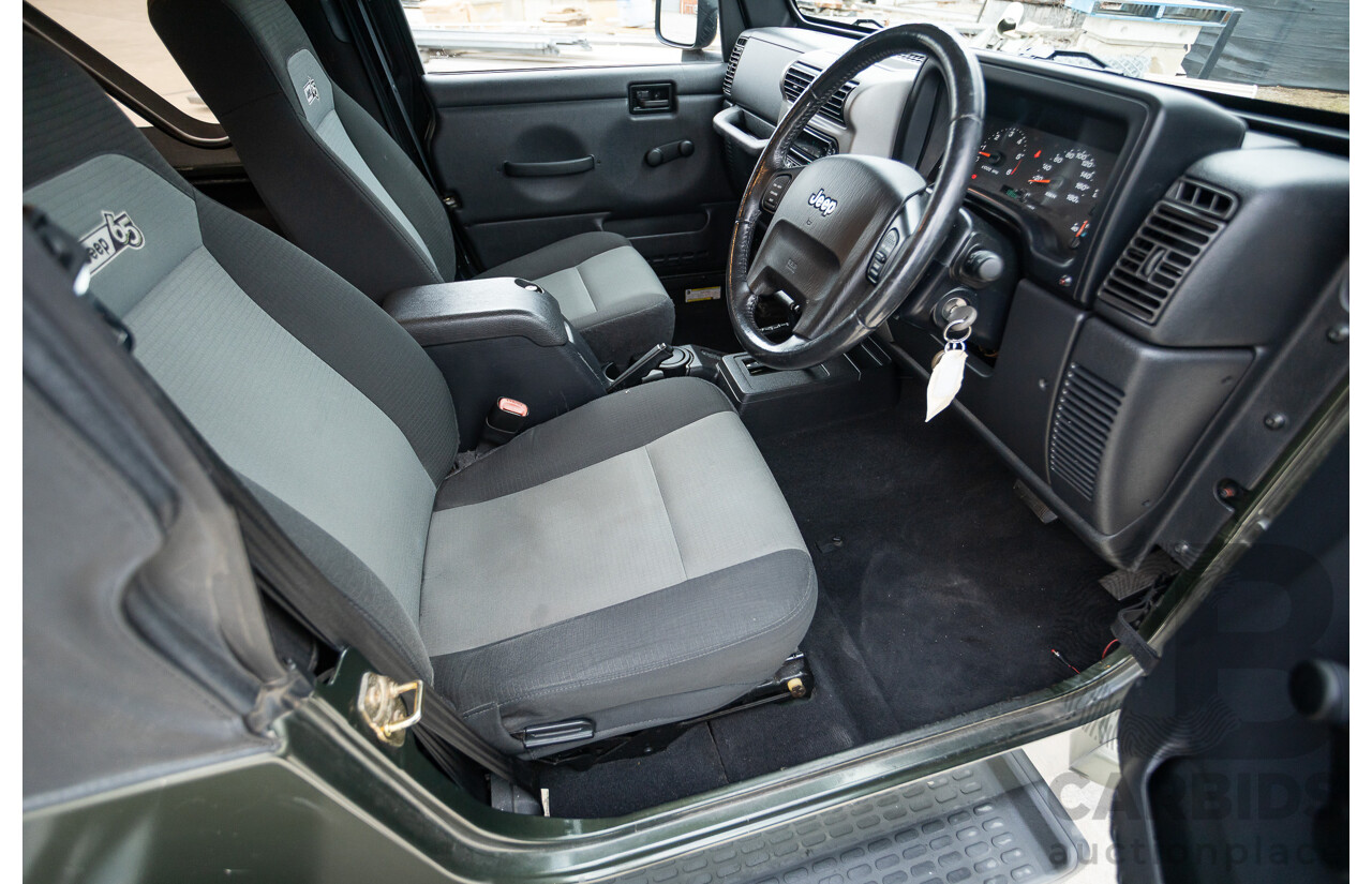 12/2006 Jeep Wrangler 65th Anniversary Edition (4x4) TJ 2d Softtop Green 4.0L