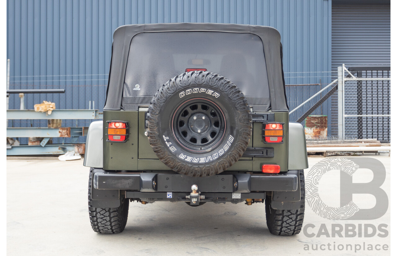 12/2006 Jeep Wrangler 65th Anniversary Edition (4x4) TJ 2d Softtop Green 4.0L