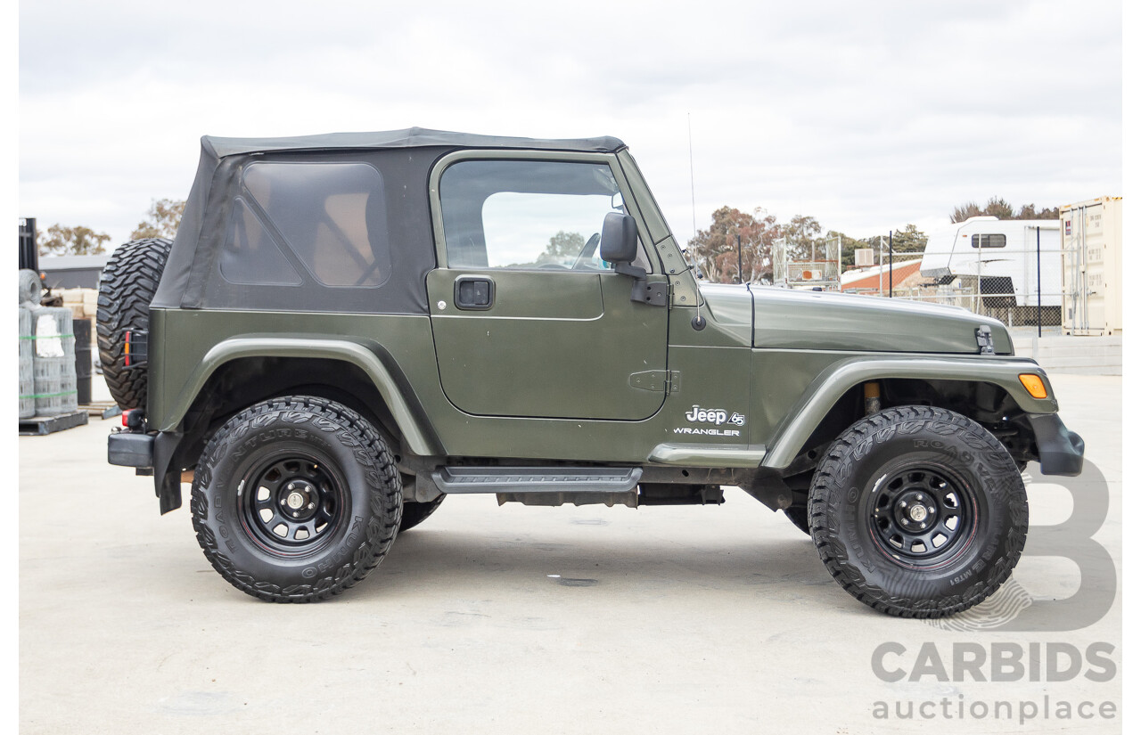 12/2006 Jeep Wrangler 65th Anniversary Edition (4x4) TJ 2d Softtop Green 4.0L